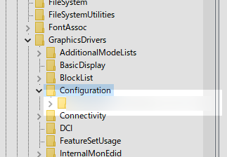 Configurationのフォルダをすべて削除(Configurationそのものは消さない)